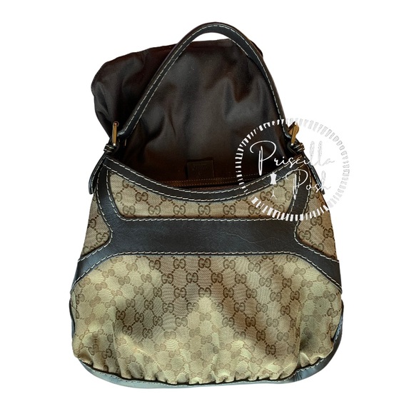 Gucci Hobo Queen Bow Gold Guccisimma Shoulder Bag GG Canvas Shoulder Bag - Picture 8 of 15